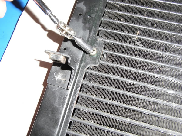 W463 G55 コンデンサー交換 エアコン修理